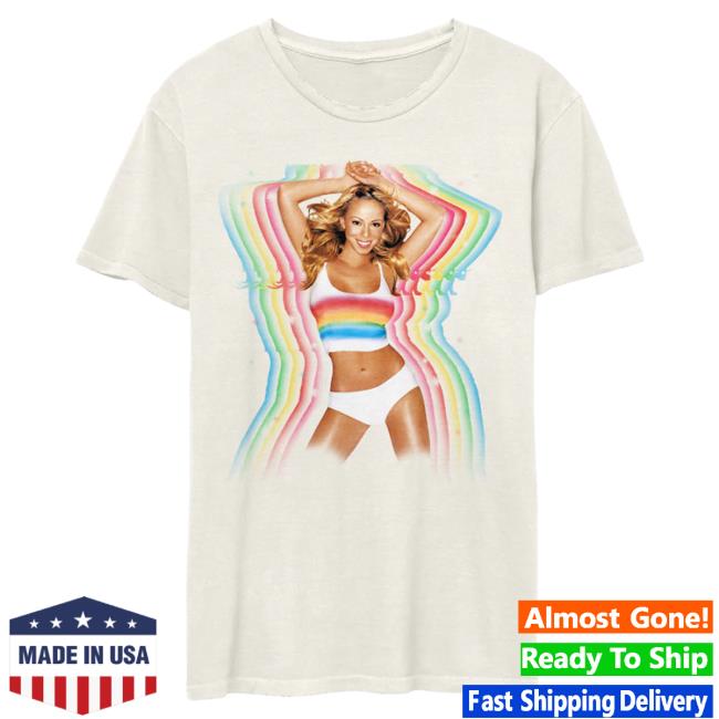 Official Mariah Carey Merch Store Shop Rainbow Aura Popover Shirt MariahCarey