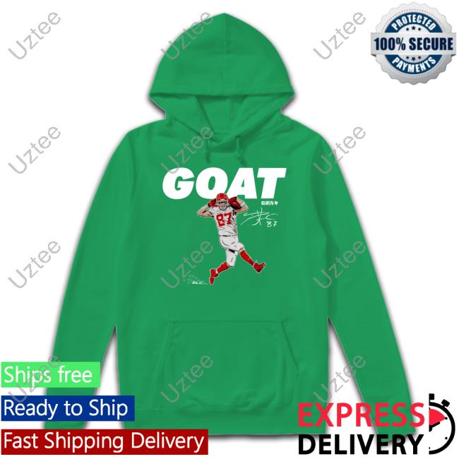 Breaking T Store Travis Kelce Goat Tee