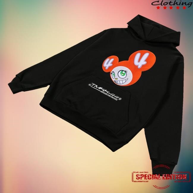Plus44 World Merch 44 Takashi Murakami Dob Unisex Sweatshirt Black
