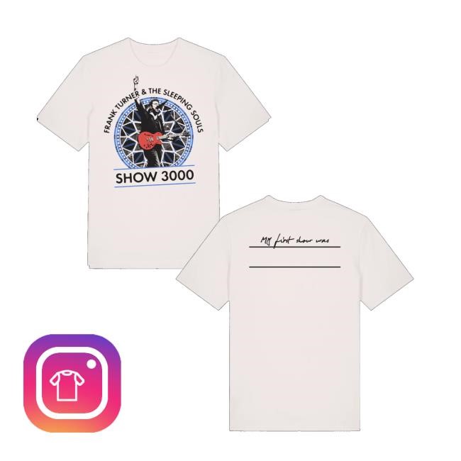 Frank Turner Merch Store Shop Show3000 My First Show Sweater
