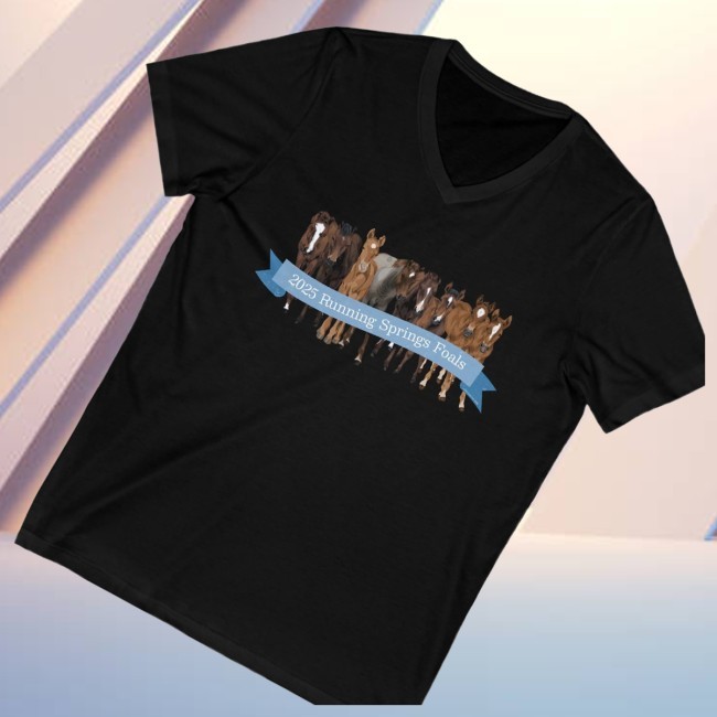 2025 Running Springs Foals T-Shirt, Hoodie, Tank Top, Sweater And Long Sleeve T-Shirt