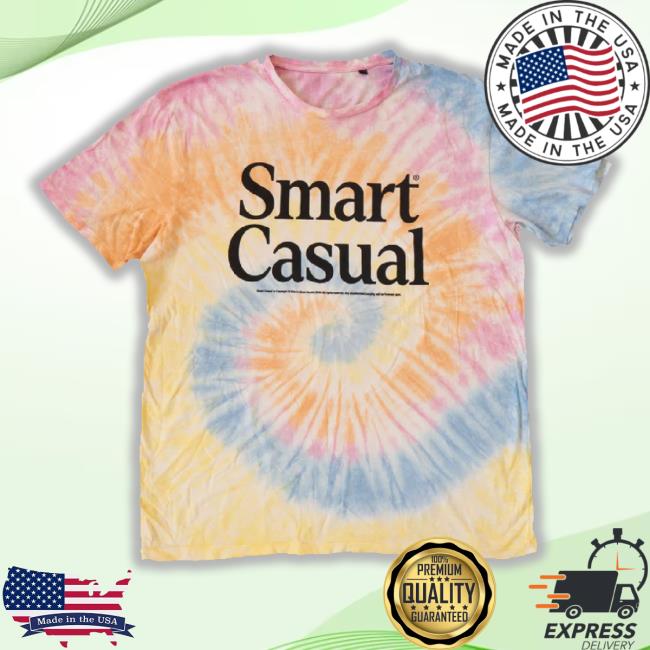 Smart Casual Serif Tie-Dye Hoodie