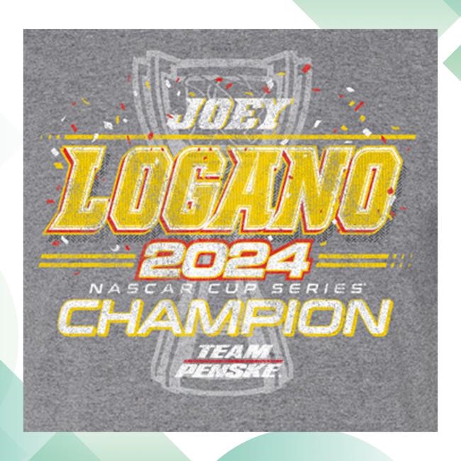 Joey Logano Merch 2024 Joey Logano Champion Hooded Sweatshirt