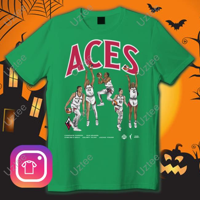 Aces Team Store Las Vegas Aces Playa Society Starting Five Sweatshirt