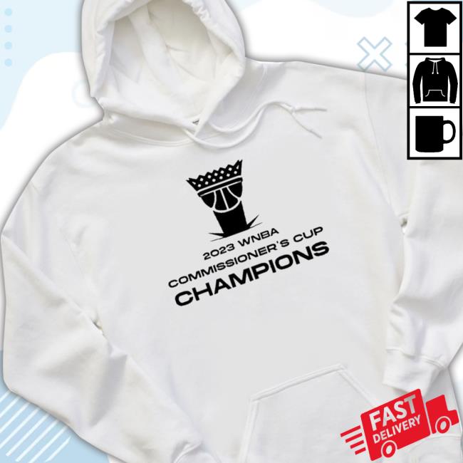 2023 Las Vegas Aces W Commissioner’S Cup Champions Tee Shirt