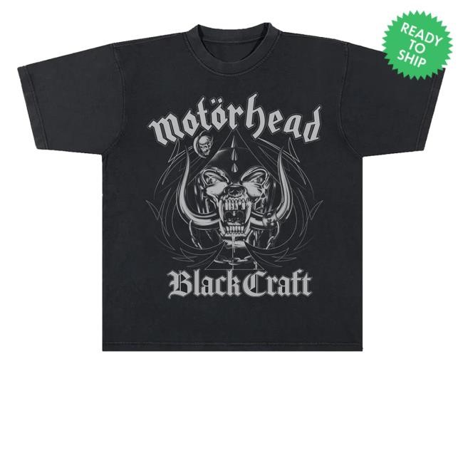Official Motörhead X Blackcraft Spades Tee Shirt