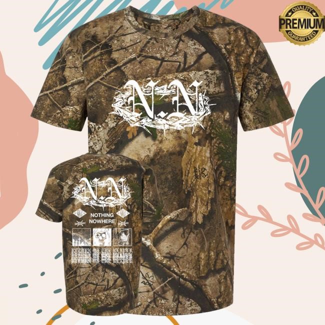 No Thing No Where Merch Shop Store Camo New Shirt