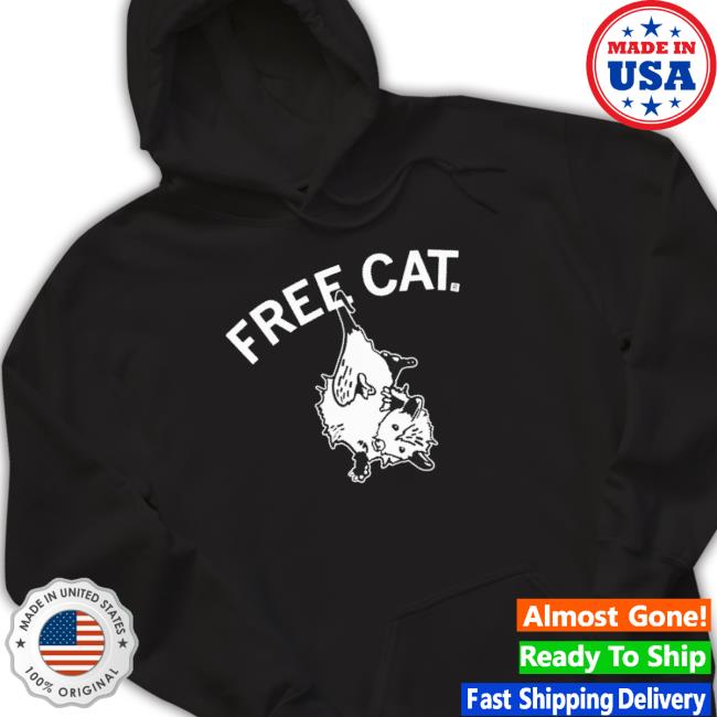 Official Frees Cat Didelphis Virginiana Hooded Sweatshirt Official Frees Cat Didelphis Virginiana T-Shirt