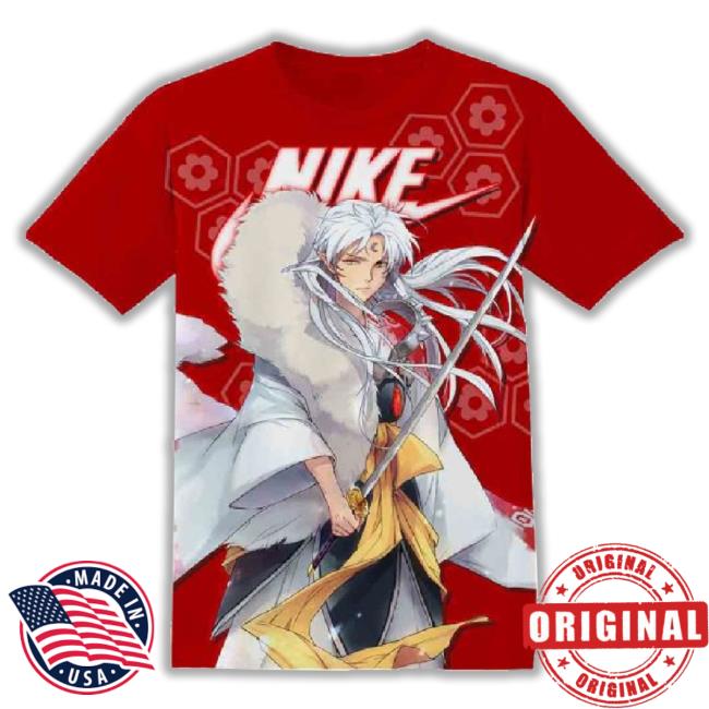 Anime Gifts Inuyasha Sesshomaru Tshirt Fan 3D T-Shirt ,All Over 3D Printed Classic Shirt