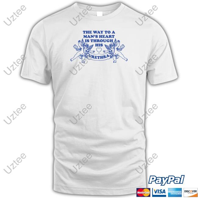 Goodshirts Store The Way To A Man's Heart Is Through His Urethra Hooded Sweatshirt