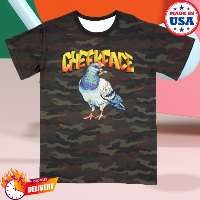 Cheekface Merch Middle Spoon Pigeon Funny Shirt