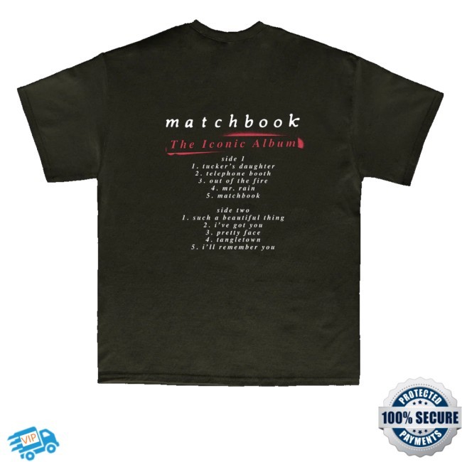 Warner Music Merch Store Matchbook T-Shirt