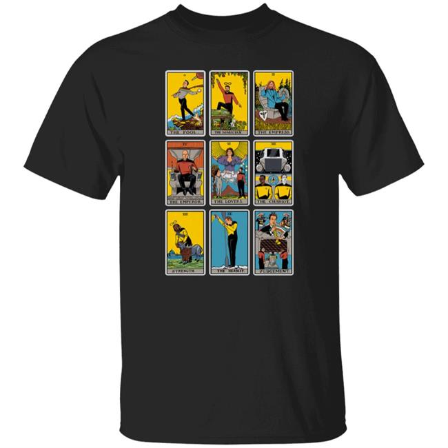 Jim The Next Generation Tarot Spread Shirt Jimllpaintit Jimllpaintit The Next Generation Tarot Spread Shirt Jim