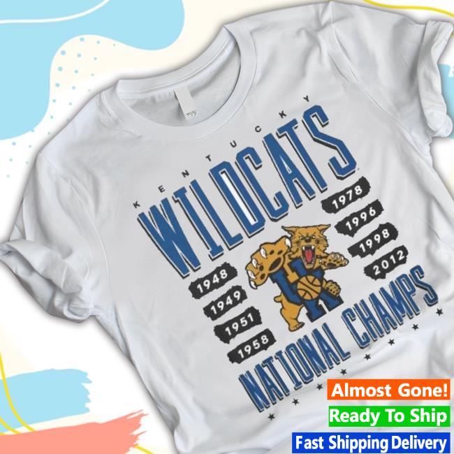 University Of Kentucky Basketball 8-Time National Champs Shirt