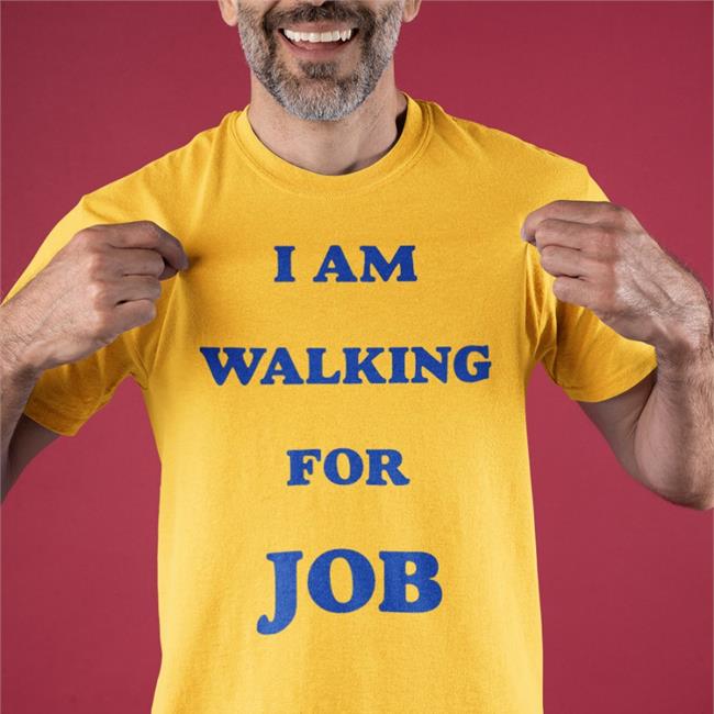 Srinivas BV I Am Walking For Job T Shirt White