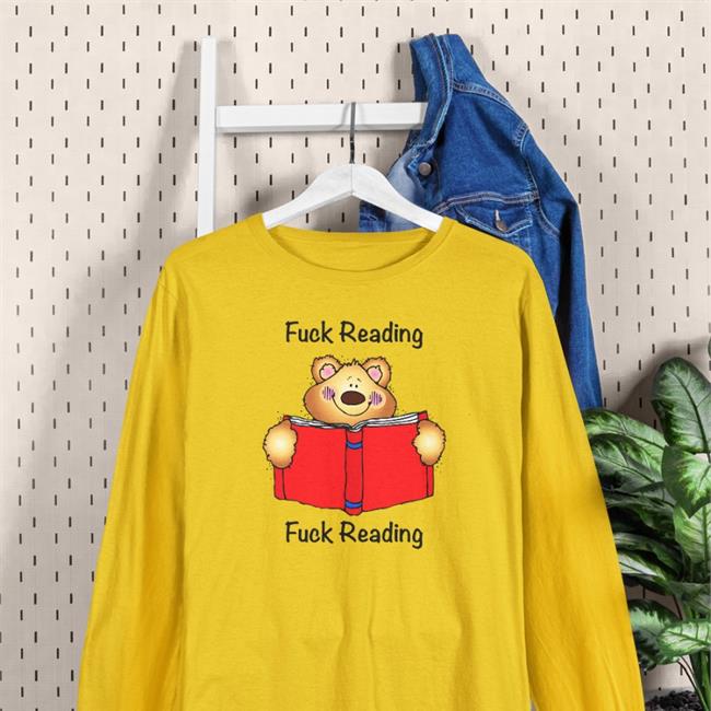 Shirts That Go Hard Fuck Reading Fuck Reading Tee Shirt White
