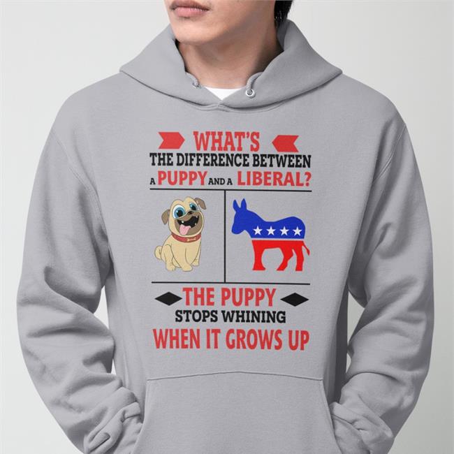 Cryptochronic1776 What's The Difference Between A Puppy And A Liberal Shirts