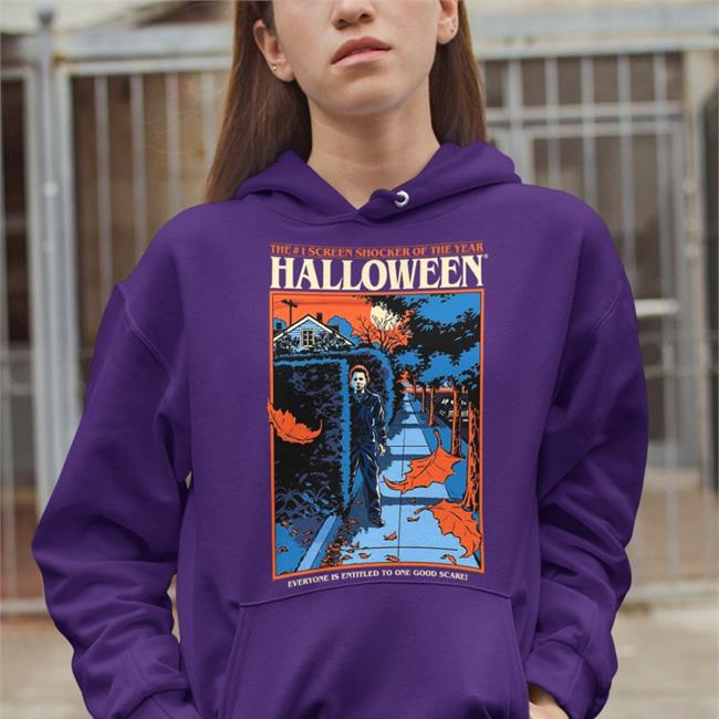 Black The 1 Screen Shocker Of The Year Halloween Shirt Cavitycolors