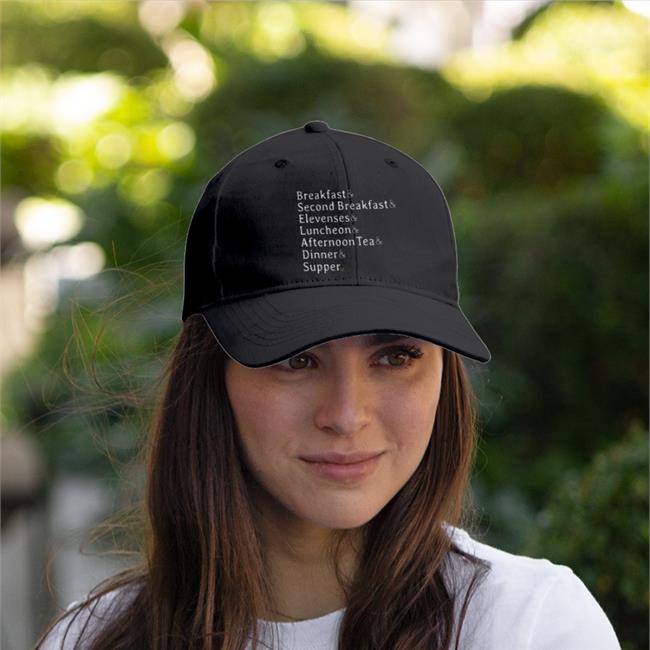 Breakfast Second Breakfast Elevenses Luncheon Afternoon Tea Dinner Supper Embroidered Hat