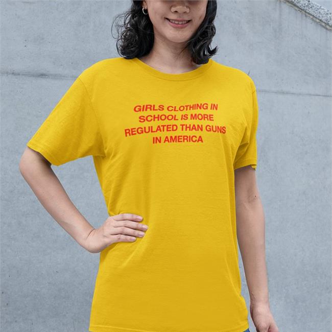 Girls Clothing In School Is More Regulated Than Guns In America Sweatshirt White