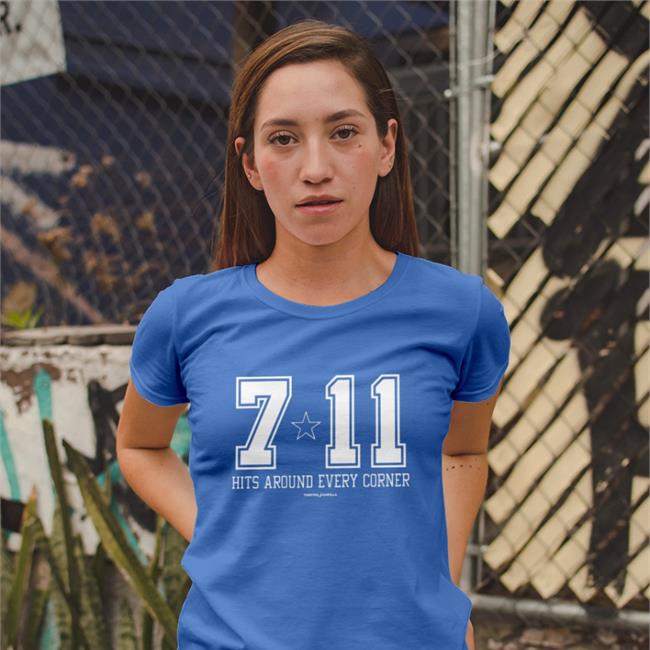Twisted Gorilla Merch 7-11 Hits Around Every Corner Shirt Dallas Cowboys