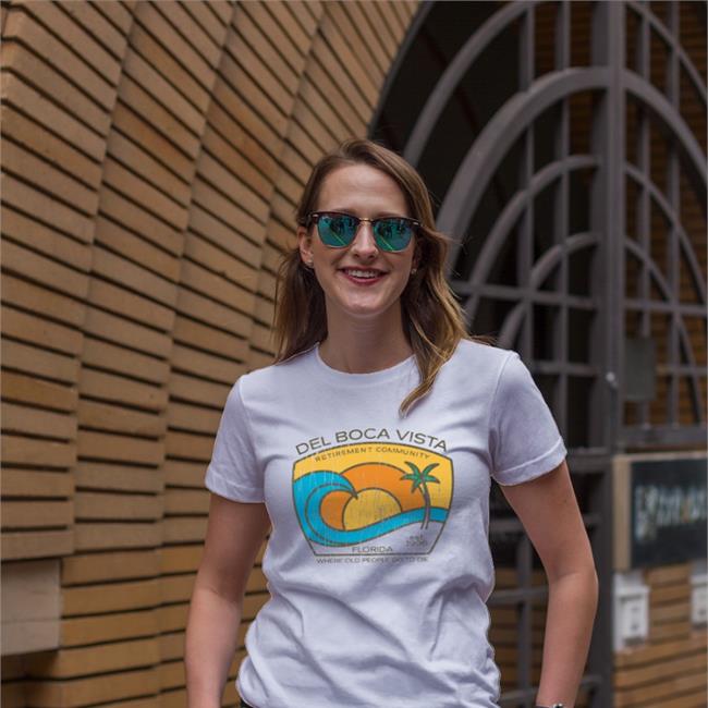 Super70ssports Del Boca Vista Retirement Community Florida Where Old People Go To Die Shirt Super 70S Sports Store