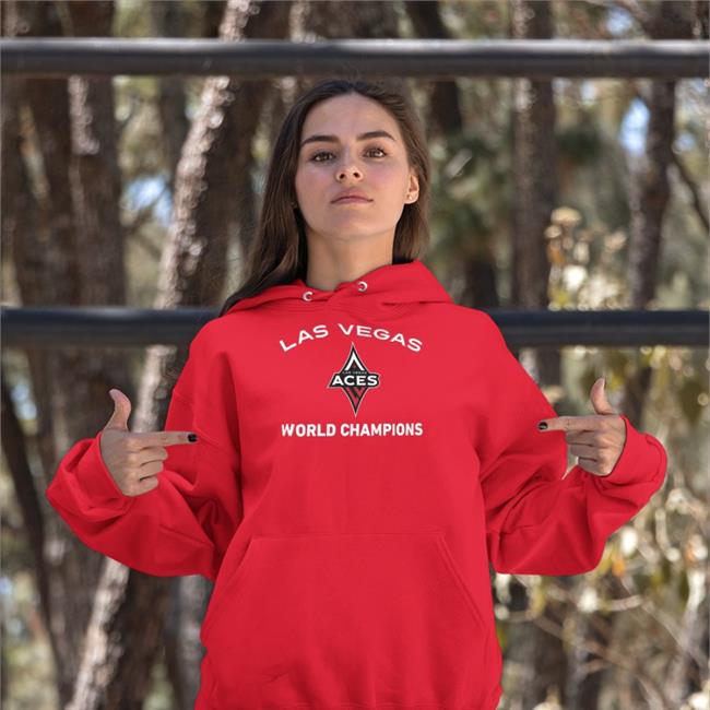 Lvaces Black Las Vegas Aces World Champions T Shirt