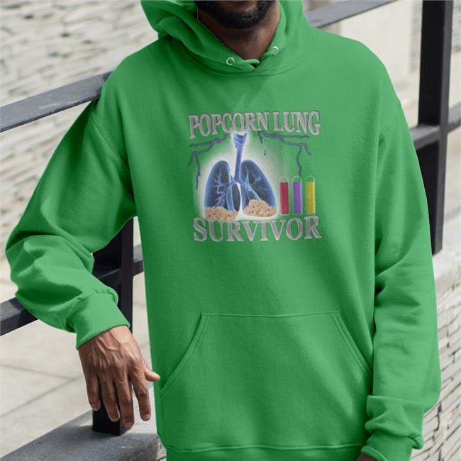 Popcorn Lung Survivor Shirt Hardshirts777 Tiktok Hard Shirts Merch