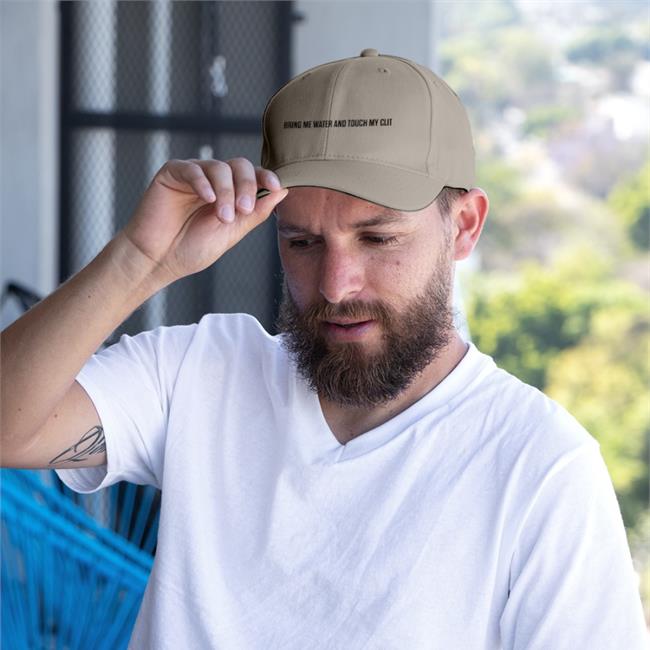 Shirtsthtgohard Bring Me Water And Touch My Clit Embroidered Hat