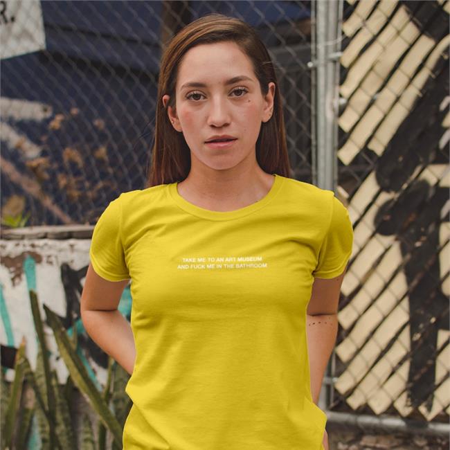 Take Me To An Art Museum And Fuck Me In The Bathroom T Shirt
