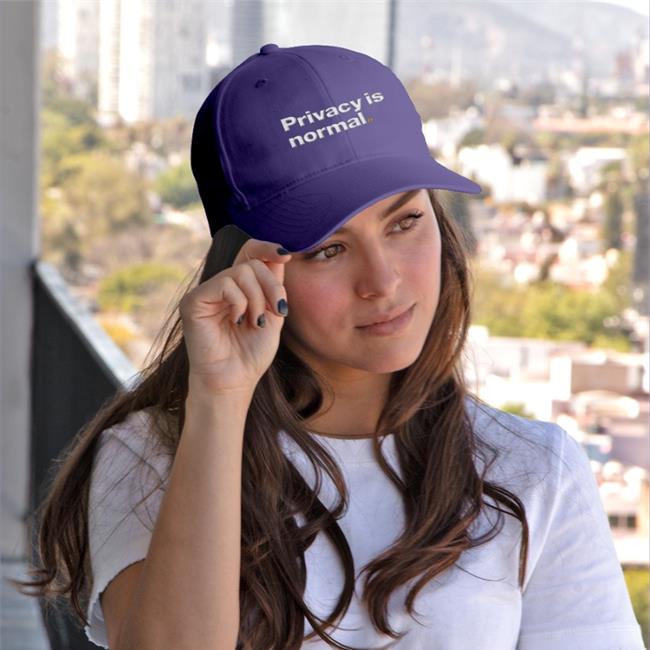 Privacy Is Normal Embroidered Hat