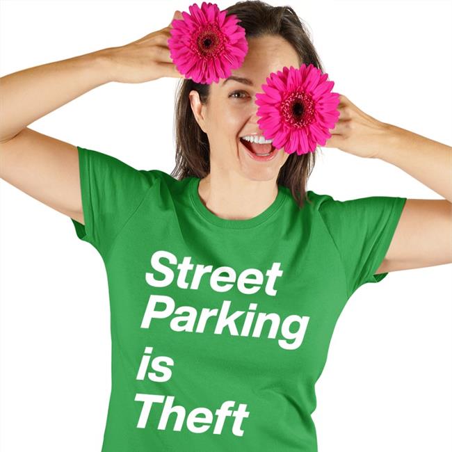 Jeff Hodges Street Parking Is Theft Hoodie Black