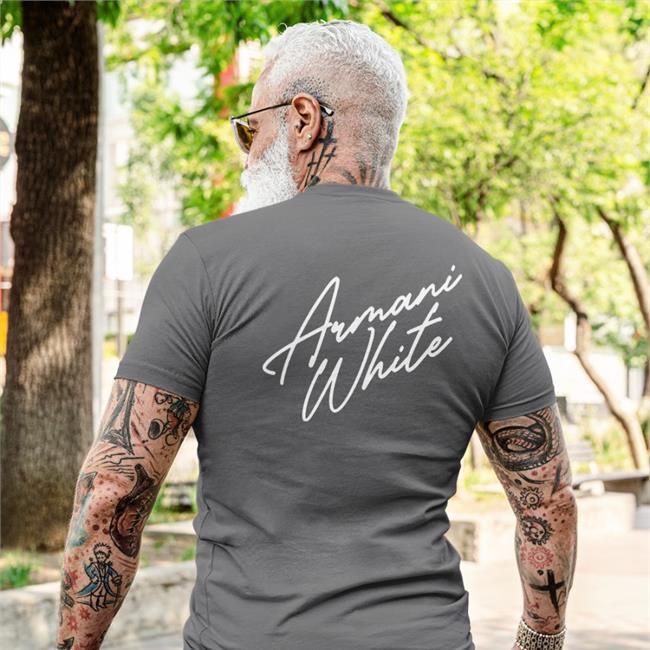 Billie Eilish Glock Tucked Big T-Shirt Shirt Armani White Merch
