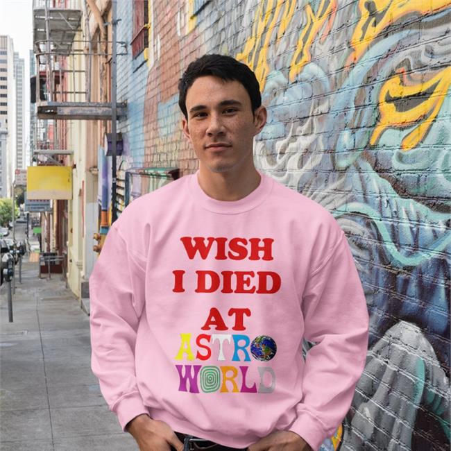 Drill Gates Wish I Died At Astro World Funny T Shirt Black