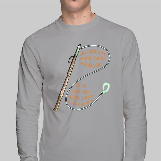 Dmafeb Path Of Exile Give Give A Man A Fish And You Can Feed Him For A Day But Give A Fish A Man Shirt