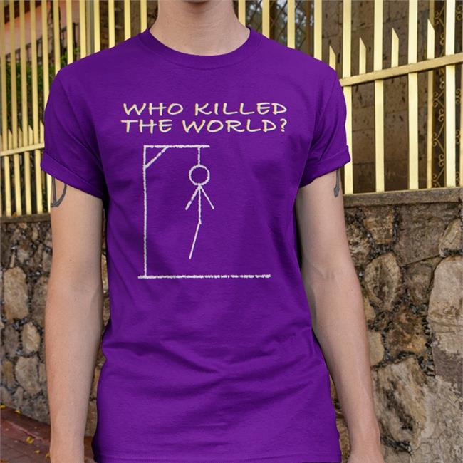 Wrestle Ops Rabbit Who Killed The World You Did Shirt Wwe Store
