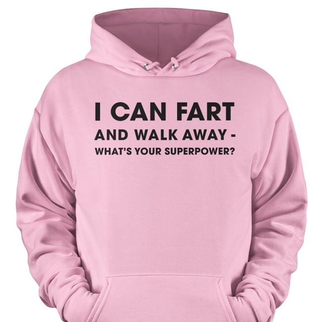 Shinlchiro I Can Fart And Walk Away What's Your Superpower Tee Grey