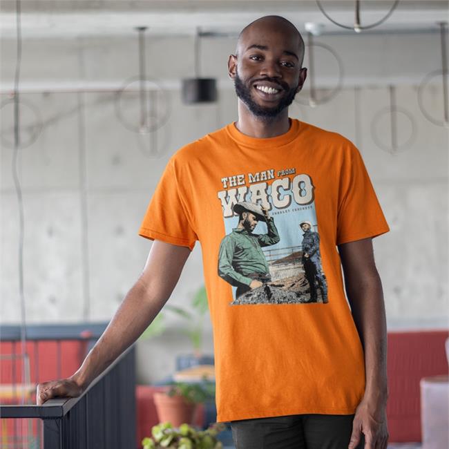 The Man From Waco Shirt Blue Charley Crockett Official Store