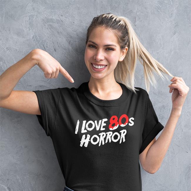 Hanniballecim I Love 80S Horror Shirt