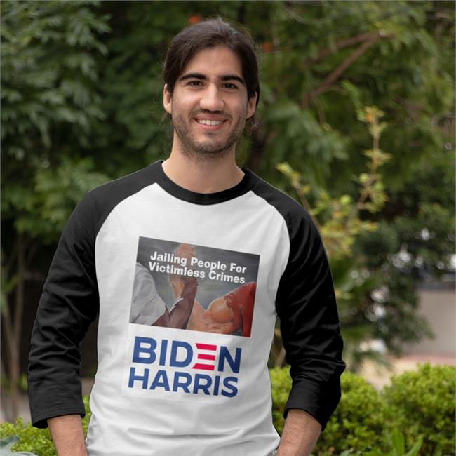 Jailing People For Victimless Crimes Biden Harris Long Sleeve T Shirt Wearechange Store