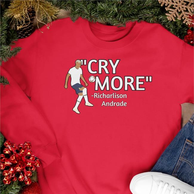 Cry More Richarlison Andrade Shirt Navy Digital Spurs