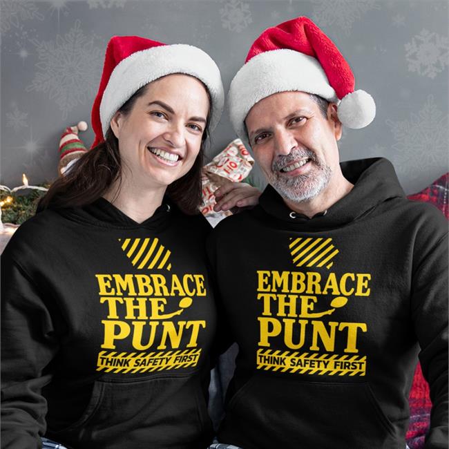 Black Iowa Embrace The Punt Think Safety First Shirt Heavens.Threadless Merch