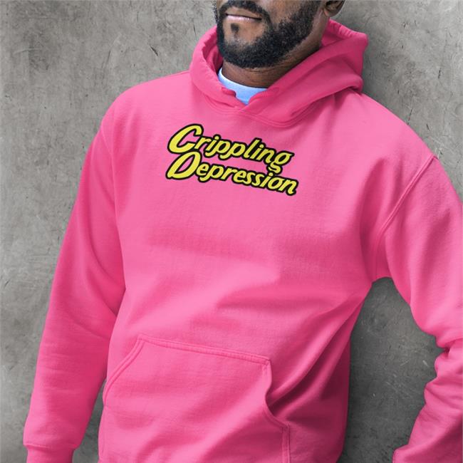 Orange Crippling Depression Tee Fuckedupfoods
