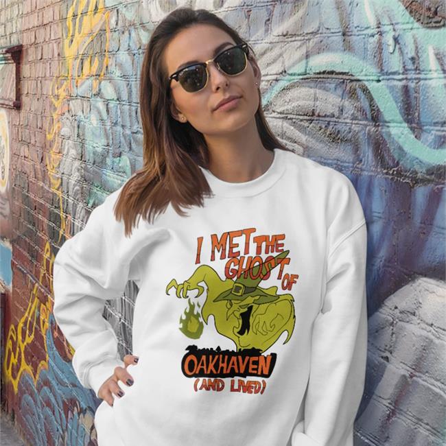 I Met The Ghost Of Oakhaven And Lived Tee Shirt White