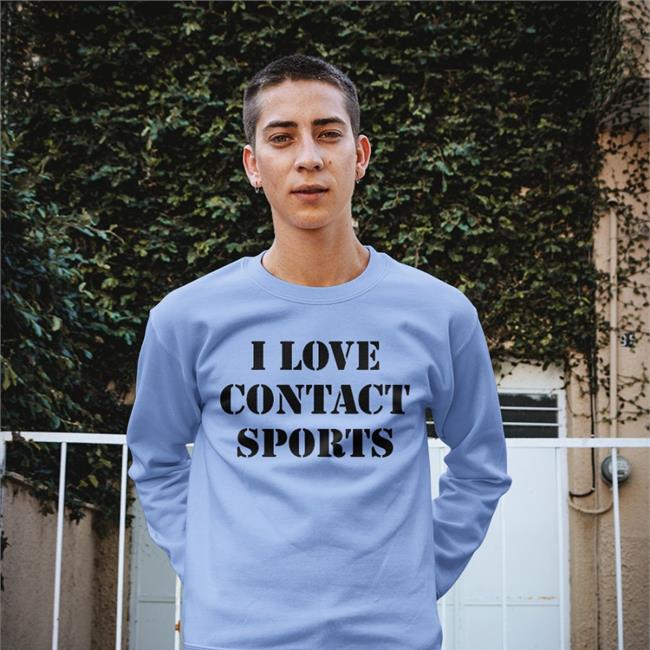 Stranger Things I Love Contact Sports Tee Shirt Tozierisms