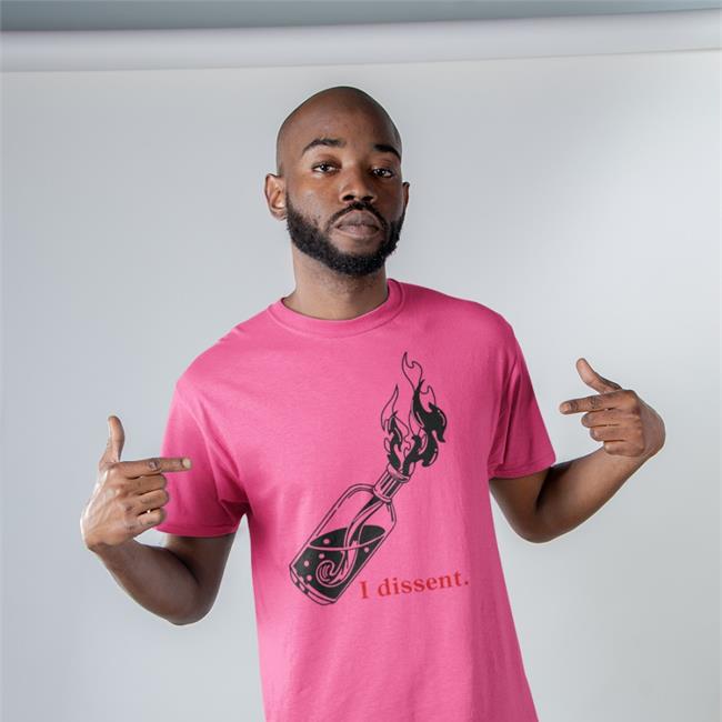Bright Blue Ink I Dissent Shirts Fivefourpod Store