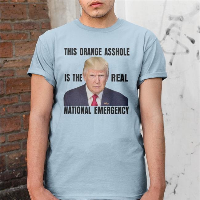 Domestic Platypus Shop This Orange Asshole Is The Real National Emergency Shirts Rb Rbisrb