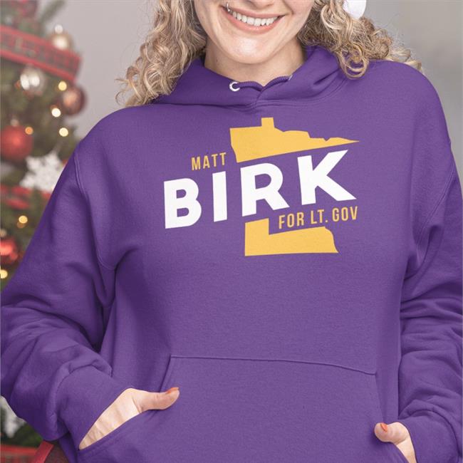 BirkMatt Matt Birk For Lt. Governor 2022 Tee Shirt Purple