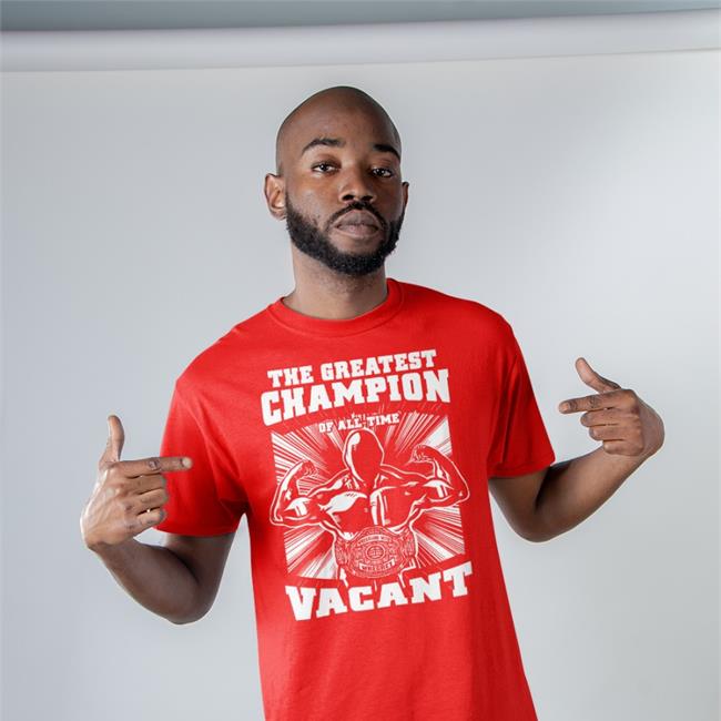 Greatest Champion Of All Time Vacant Long Sleeve Tee Shirt Zmanbrianzane