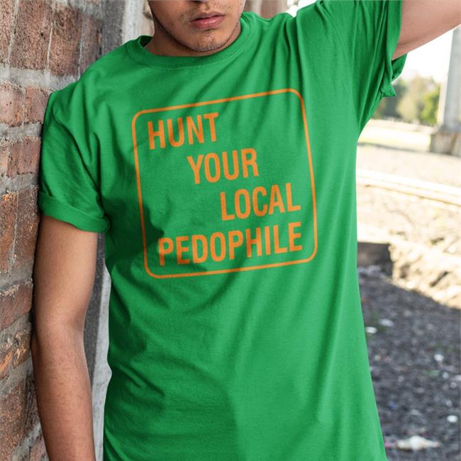 Jappyheadedho Hunt Your Local Pedophile Hoodie Black